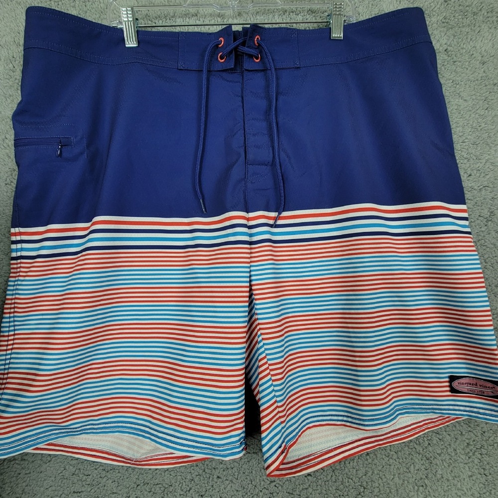 Vineyard Vines Chappy Whale Board Shorts Swim Trunks‎ Mens Size 42